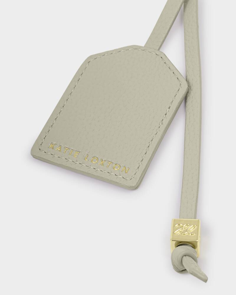 Katie Loxton Sentiment Keyring in Choose Happy Green Mist