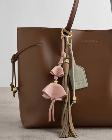 Katie Loxton Sentiment Keyring in Choose Happy Green Mist