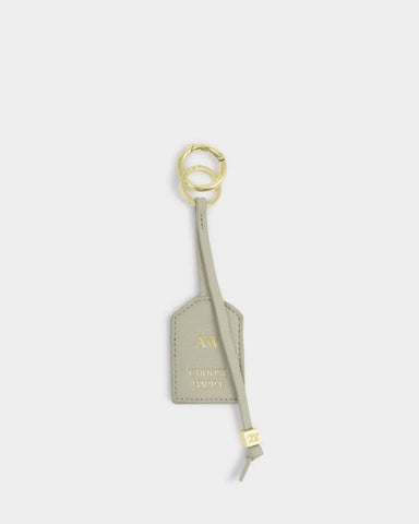 Katie Loxton Sentiment Keyring in Choose Happy Green Mist