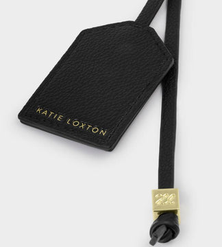 Katie Loxton Sentiment Keyring in One In A Million Black