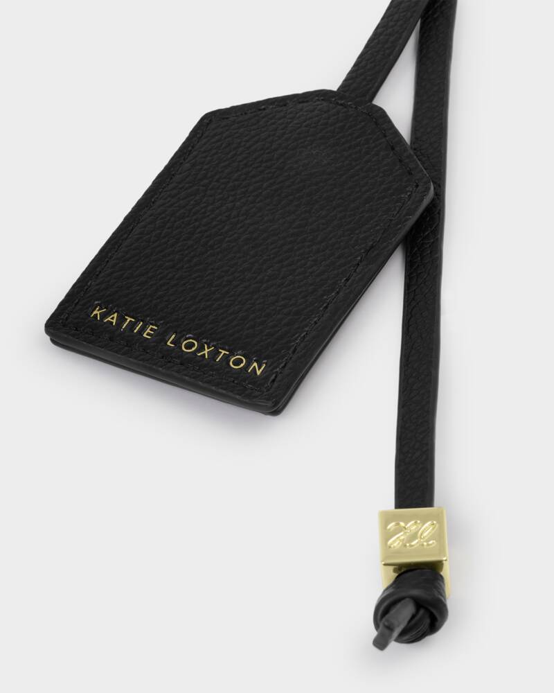 Katie Loxton Sentiment Keyring in One In A Million Black