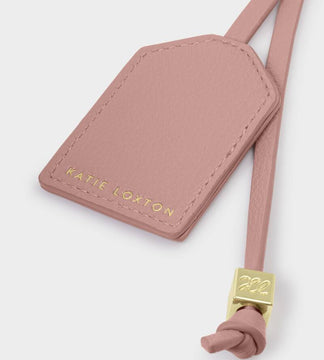Katie Loxton Sentiment Keyring in Beautiful Friend Pink Heather