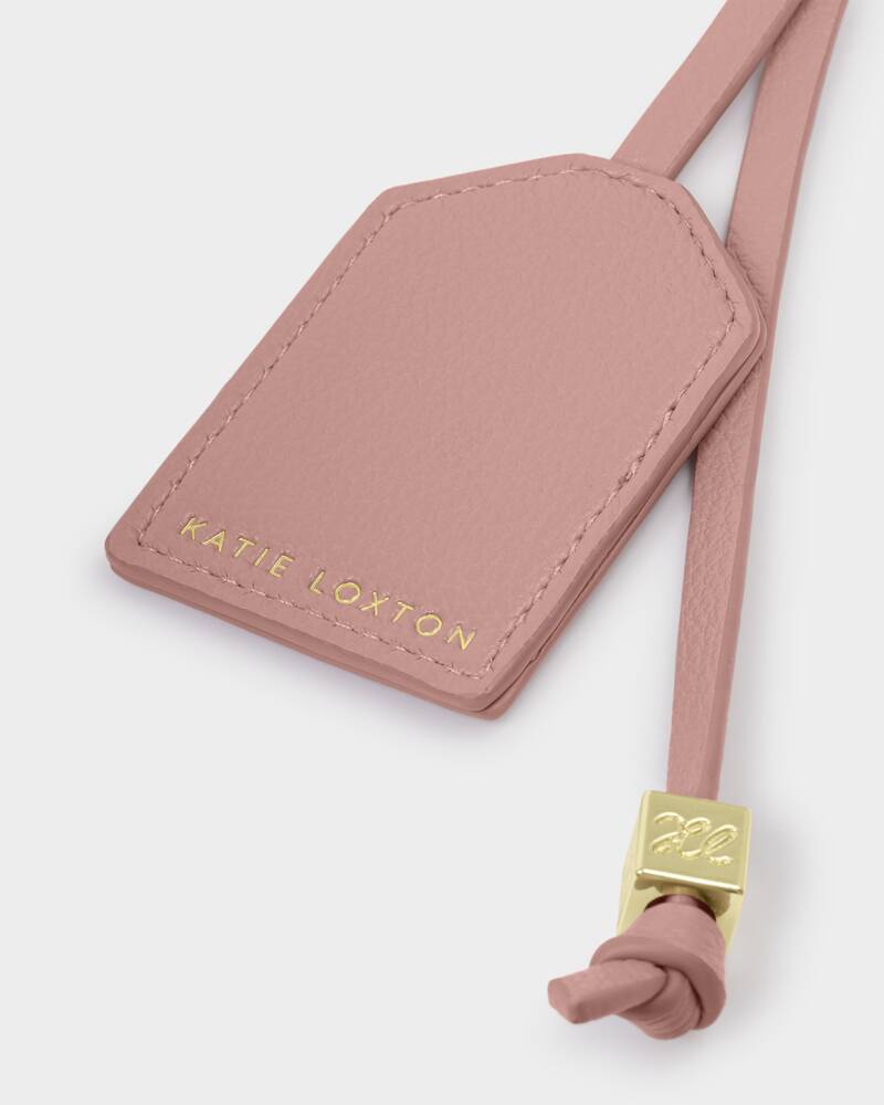 Katie Loxton Sentiment Keyring in Beautiful Friend Pink Heather