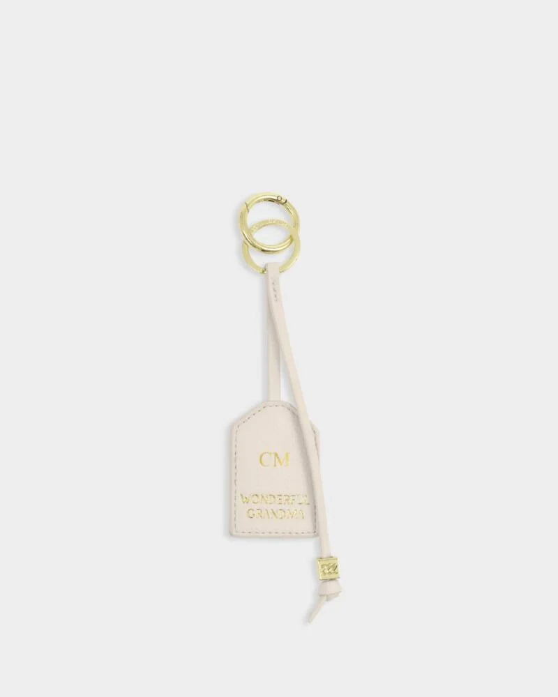 Katie Loxton Sentiment Keyring in Wonderful Grandma Off White